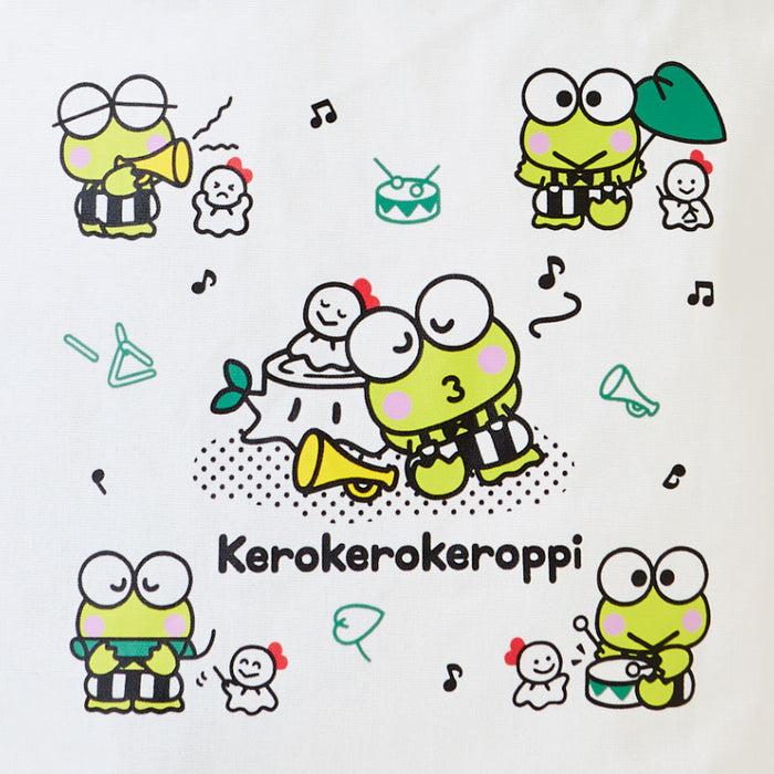 Japan Sanrio - Keroppi  Tote bag (singing and dancing makes me happy)
