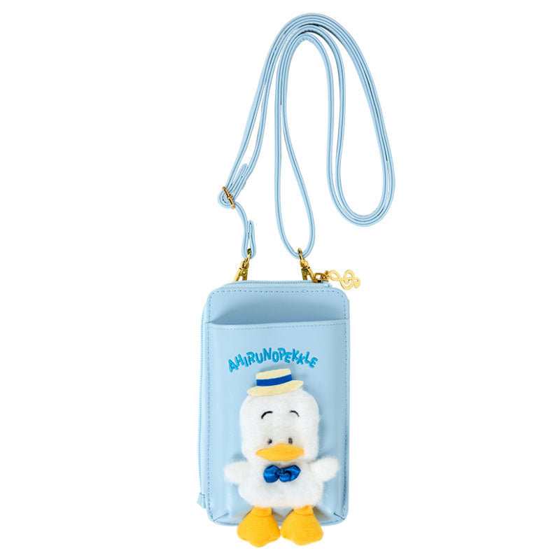 Japan Sanrio - Pekkle the Duck Smartphone Shoulder Bag (singing and dancing makes me happy)