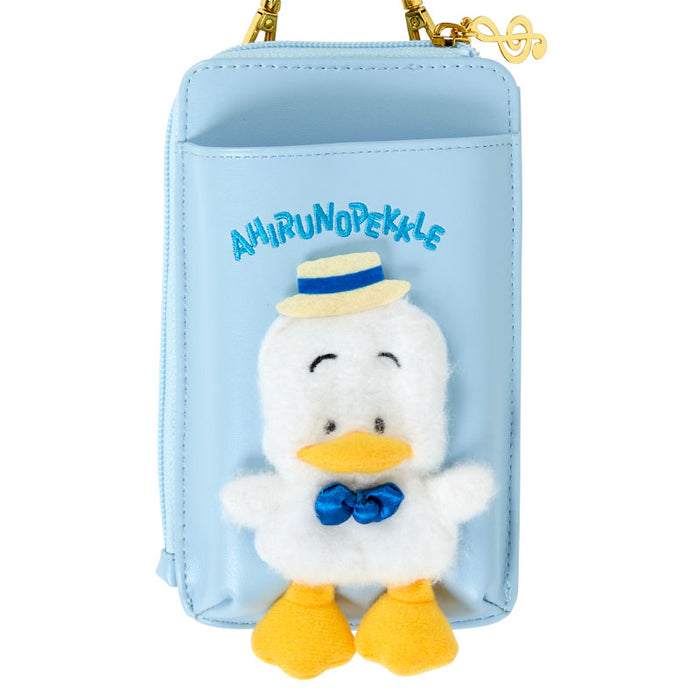 Japan Sanrio - Pekkle the Duck Smartphone Shoulder Bag (singing and dancing makes me happy)