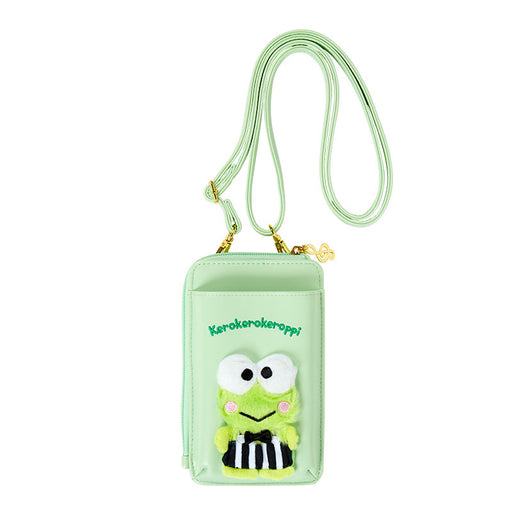 Japan Sanrio - Keroppi Smartphone Shoulder Bag (singing and dancing makes me happy)