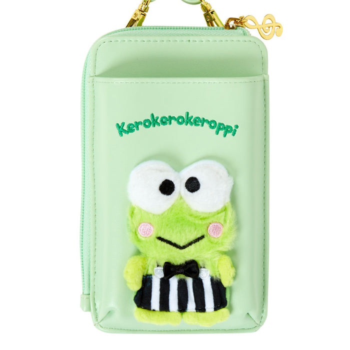 Japan Sanrio - Keroppi Smartphone Shoulder Bag (singing and dancing makes me happy)