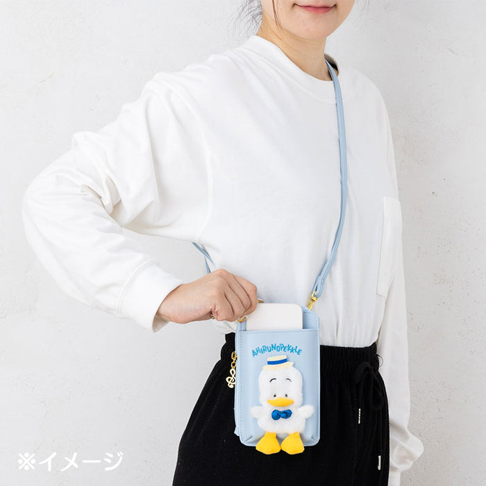 Japan Sanrio - Keroppi Smartphone Shoulder Bag (singing and dancing makes me happy)