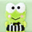 Japan Sanrio - Keroppi Pouch (singing and dancing makes me happy)
