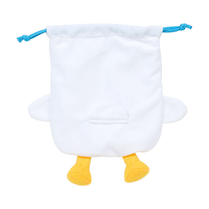 Japan Sanrio - Pekkle the Duck Drawstring Bag (singing and dancing makes me happy)