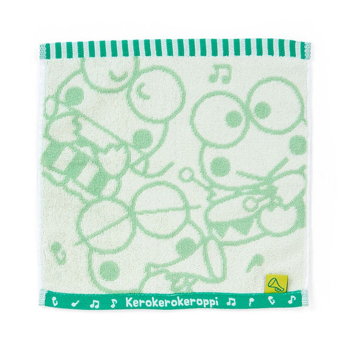 Japan Sanrio - Keroppi Samll Towel (singing and dancing makes me happy)