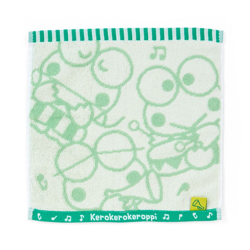 Japan Sanrio - Keroppi Samll Towel (singing and dancing makes me happy)