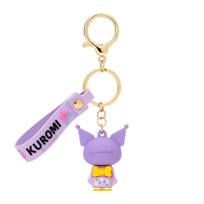 Japan Sanrio - Kuromi Rubber 3D Keychain