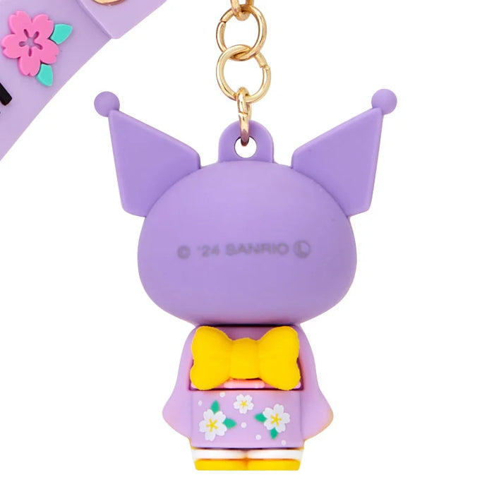 Japan Sanrio - Kuromi Rubber 3D Keychain