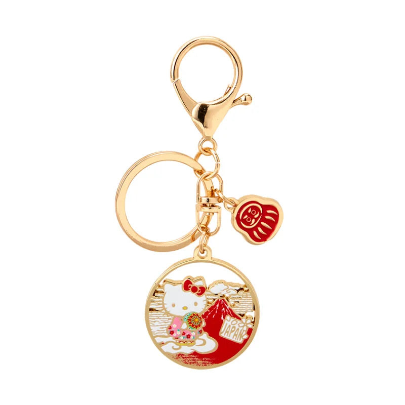 Japan Sanrio - Hello Kitty Cast Ring Keychain