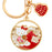 Japan Sanrio - Hello Kitty Cast Ring Keychain
