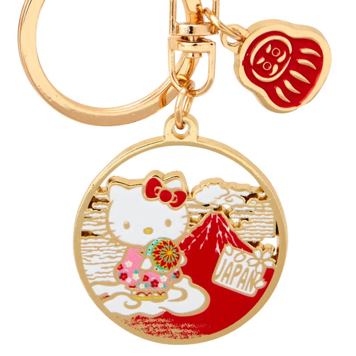 Japan Sanrio - Hello Kitty Cast Ring Keychain