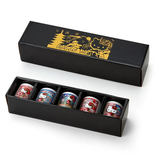 Japan Sanrio - Hello Kitty Ceramic Sake Cups, Set of 5