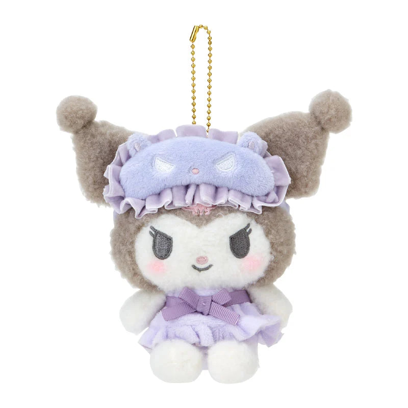 Japan Sanrio - Kuromi Plush Keychain (Friendship Pajamas)