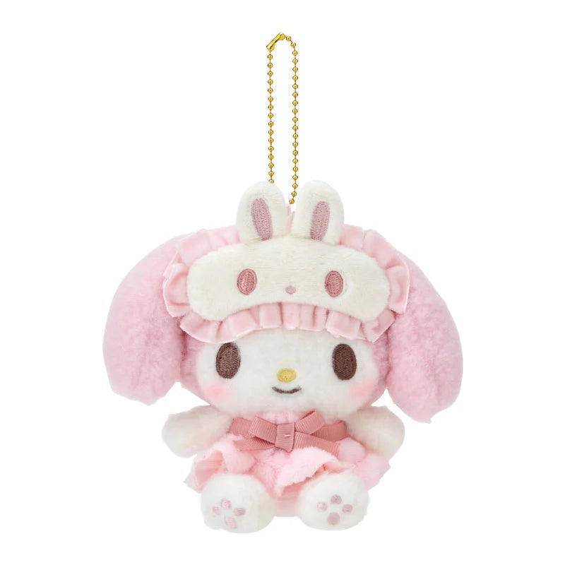 Japan Sanrio - My Melody Plush Keychain (Friendship Pajamas)
