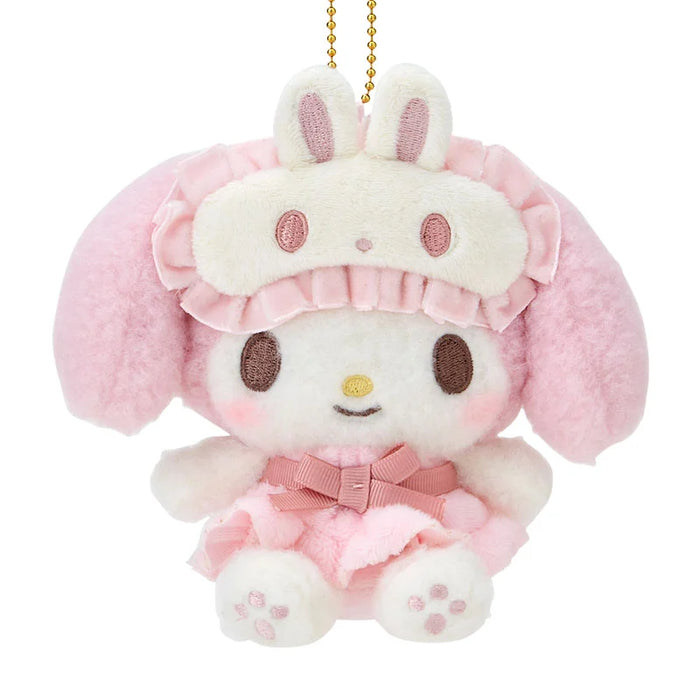 Japan Sanrio - My Melody Plush Keychain (Friendship Pajamas)