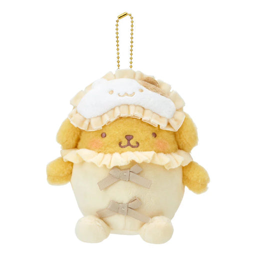 Japan Sanrio - Pompompurin Plush Keychain (Friendship Pajamas)