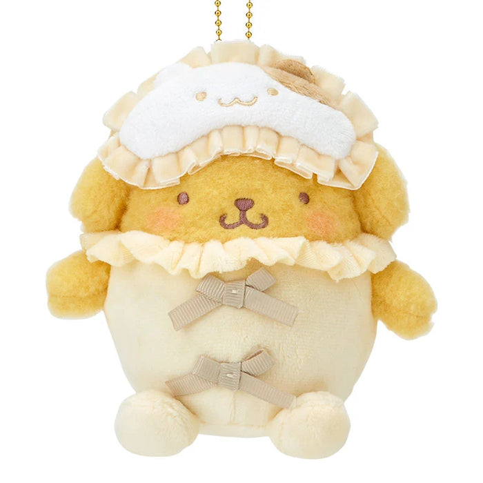 Japan Sanrio - Pompompurin Plush Keychain (Friendship Pajamas)
