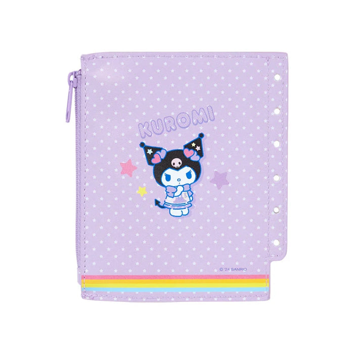Japan Sanrio - Kuromi Mini Pouch (Nostalgic Profile Book)