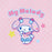 Japan Sanrio - My Melody Mini Pouch (Nostalgic Profile Book)