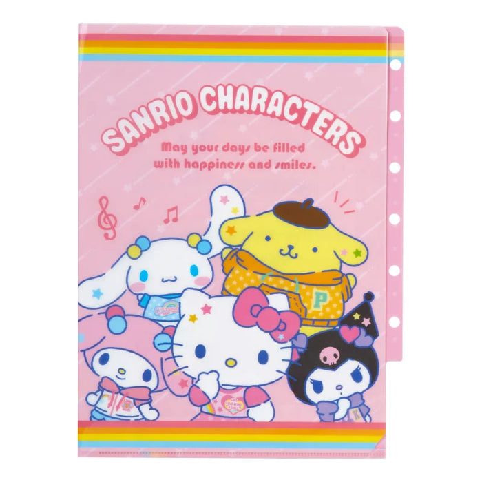 Japan Sanrio - Sanrio Characters Clear File Set (Nostalgic Profile Book)
