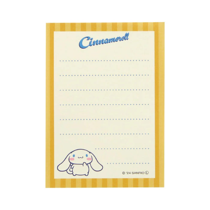 Japan Sanrio - Cinnamoroll Mini Memo Pad (Vintage Retro)