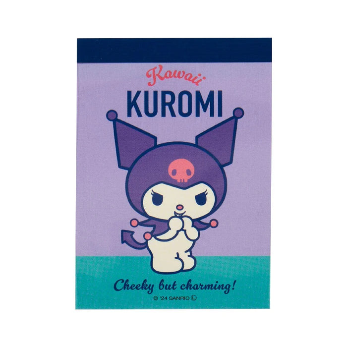 Japan Sanrio - Kuromi Mini Memo Pad (Vintage Retro)