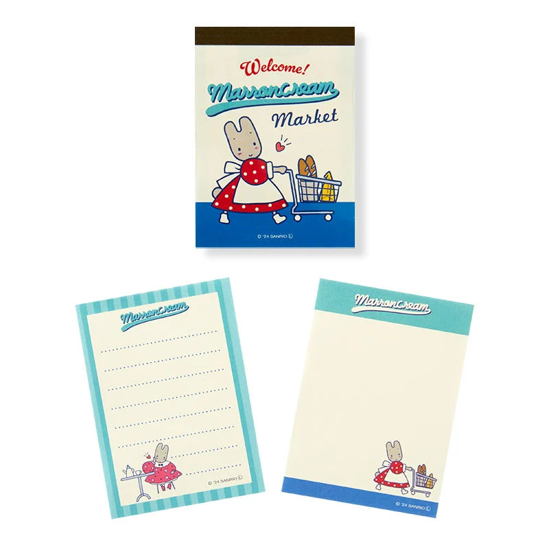 Japan Sanrio - MARRONCREAM Mini Memo Pad (Vintage Retro)