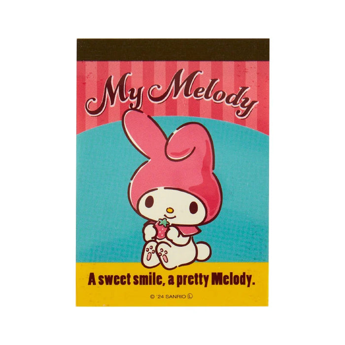Japan Sanrio - My Melody Mini Memo Pad (Vintage Retro)