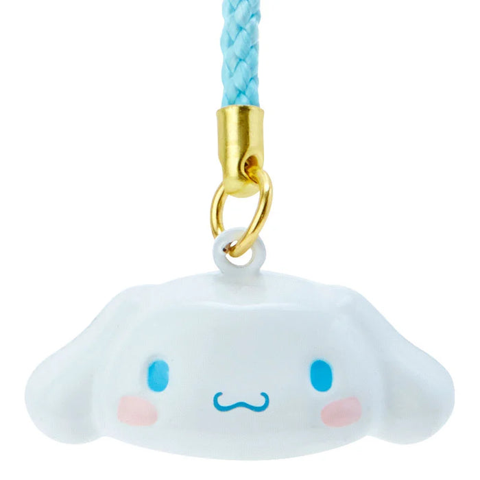Japan Sanrio - Cinnamoroll Face-Shaped Bell Keychain