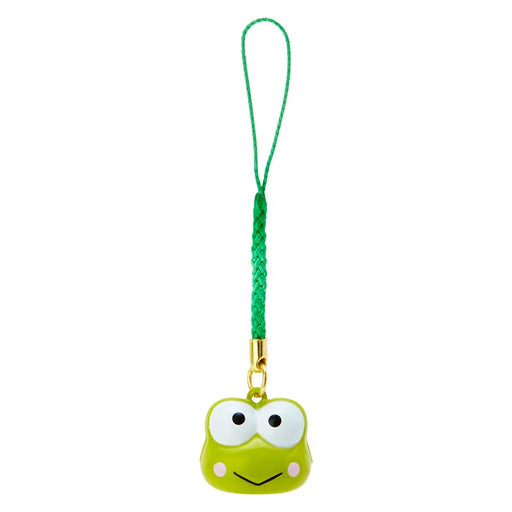 Japan Sanrio - Keroppi Face-Shaped Bell Keychain