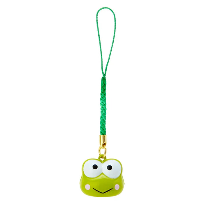 Japan Sanrio - Keroppi Face-Shaped Bell Keychain