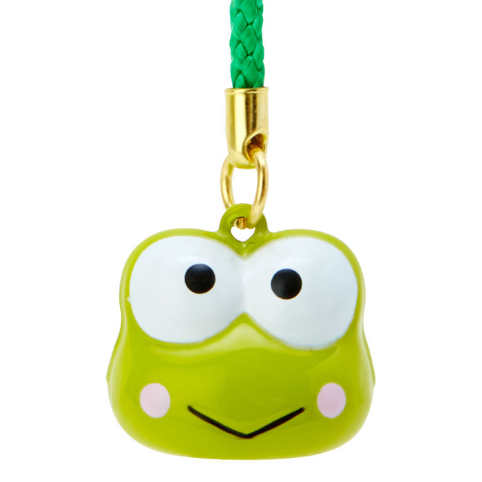 Japan Sanrio - Keroppi Face-Shaped Bell Keychain