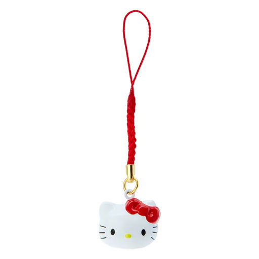 Japan Sanrio - Hello Kitty Face-Shaped Bell Keychain