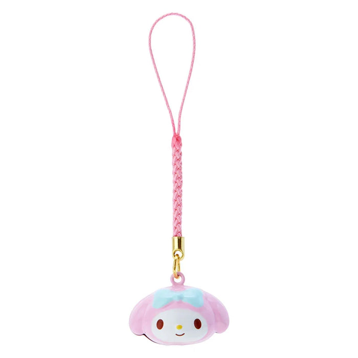 Japan Sanrio - My Melody Face-Shaped Bell Keychain