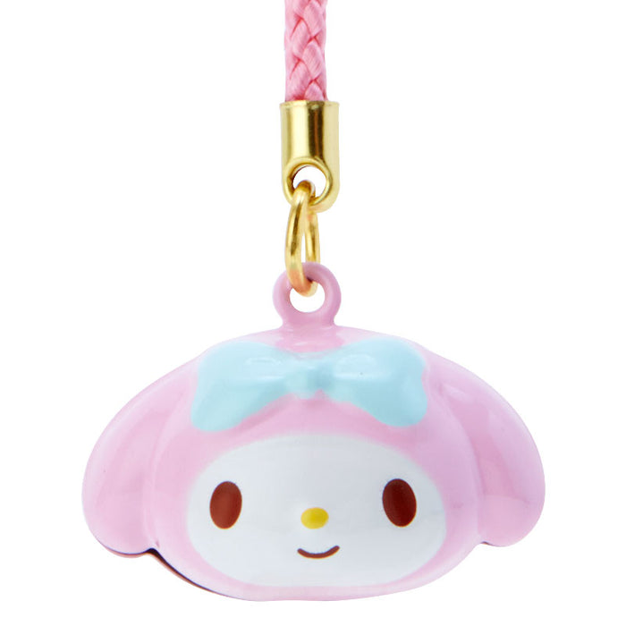 Japan Sanrio - My Melody Face-Shaped Bell Keychain