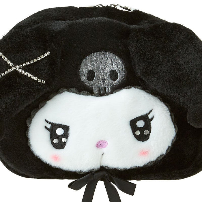 Japan Sanrio - Kuromi Character-Shaped Pouch (Twin Idol)