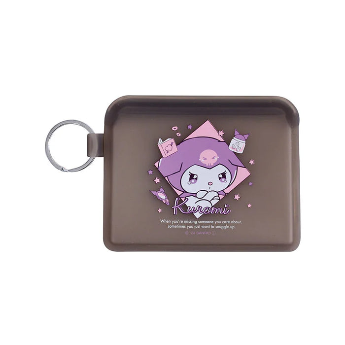 Japan Sanrio -  Kuromi FLAPPO Pouch  (spoiled tears)