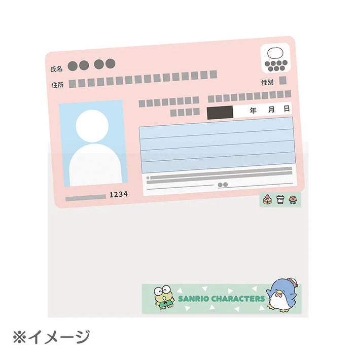 Japan Sanrio - Kerokerokeroppi & Tuxedo Sam My Number Card Case