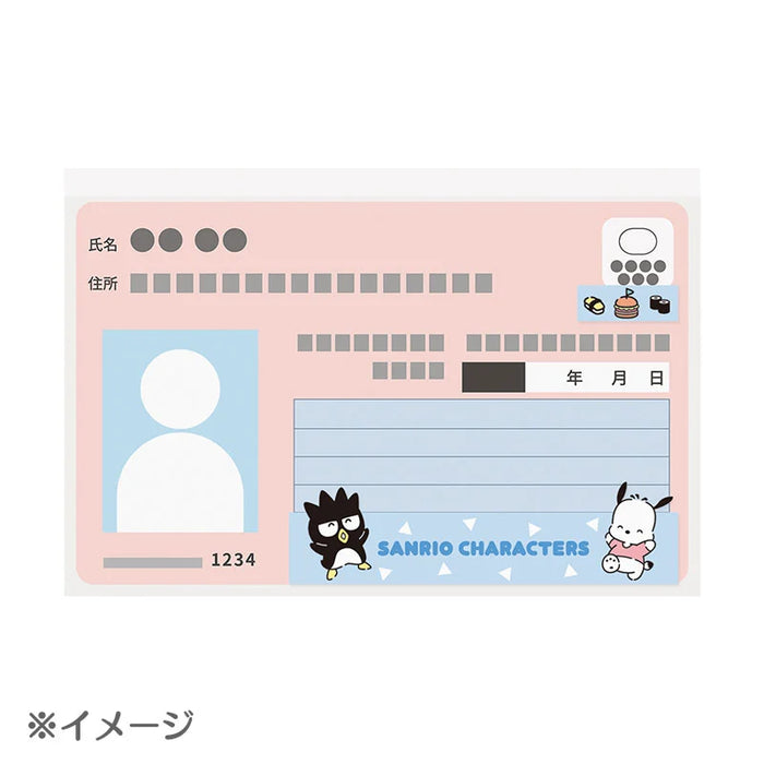 Japan Sanrio - Pochacco & Badtz-Maru My Number Card Case
