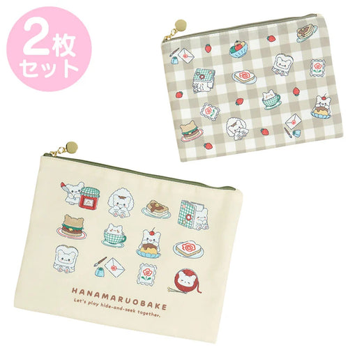 Japan Sanrio - Hanamaruobake Flat Pouch Set (Always with Me!)