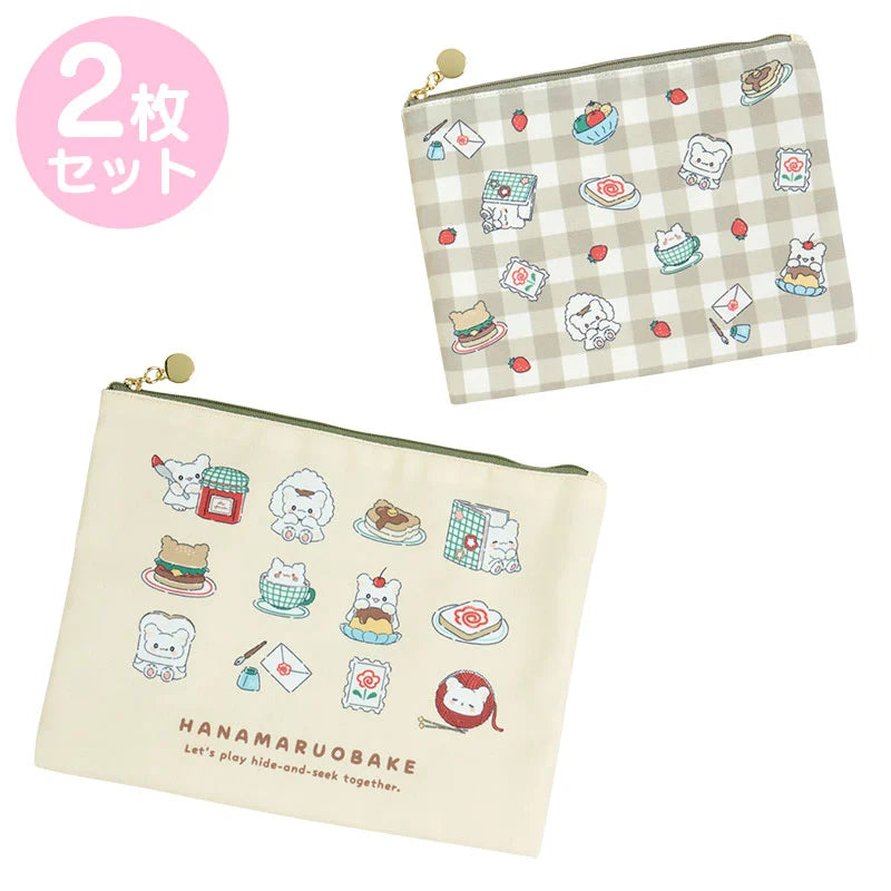 Japan Sanrio - Hanamaruobake Flat Pouch Set (Always with Me!)