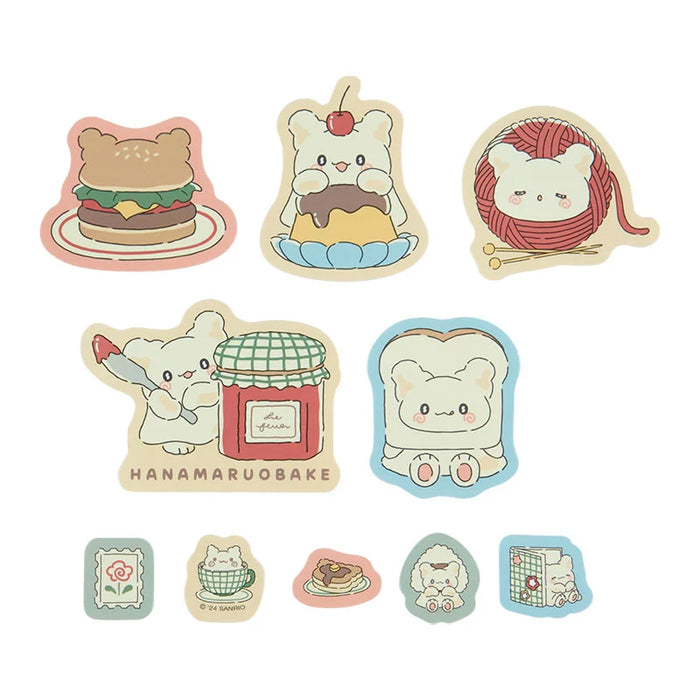 Japan Sanrio - Hanamaruobake Stickers Set (Always with Me!)