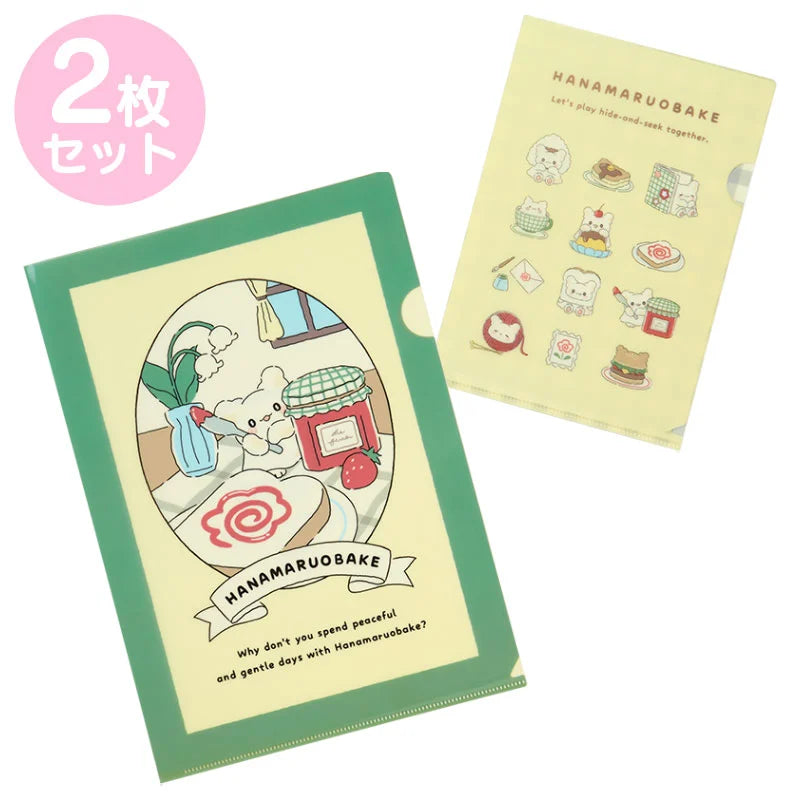 Japan Sanrio - Hanamaruobake Clear Folders Set (Always with Me!)