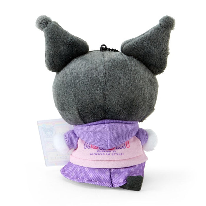 Japan Sanrio - Kuromi Plush Keychain (Nostalgic Profile Book)