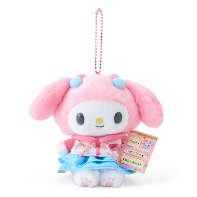 Japan Sanrio - My Melody Plush Keychain (Nostalgic Profile Book)