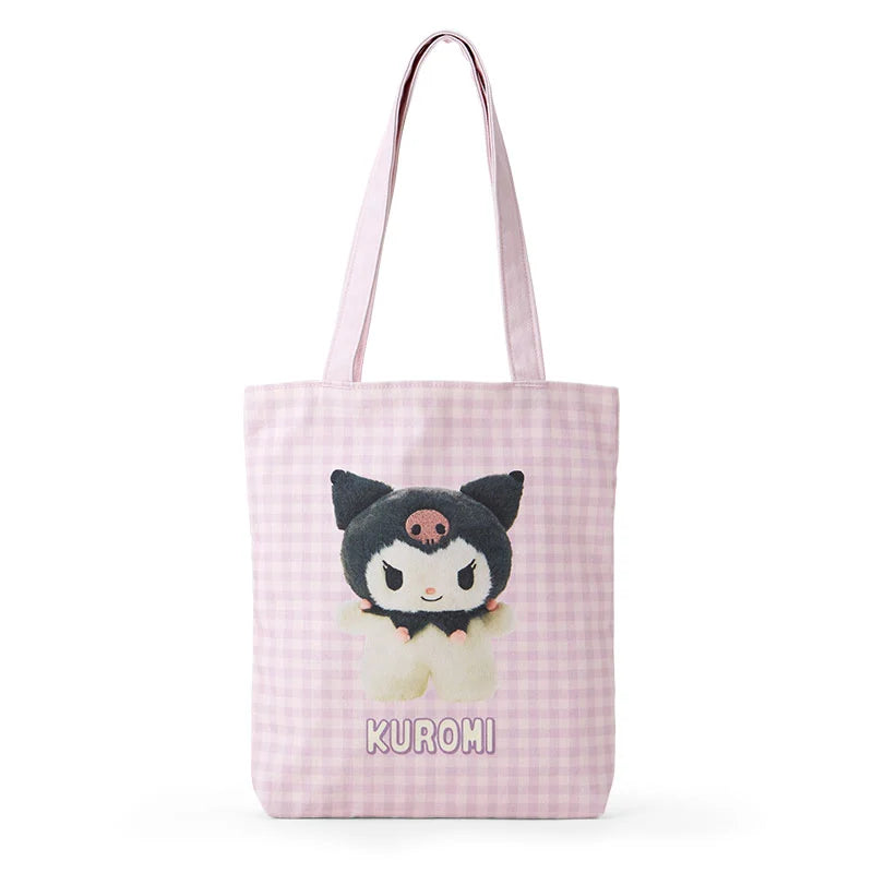 Japan Sanrio - Kuromi Tote Bag (Pitatto Friends Photo Design)