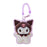 Japan Sanrio - Kuromi Character-Shaped Pass Case (Pitatto Friends Photo Design)