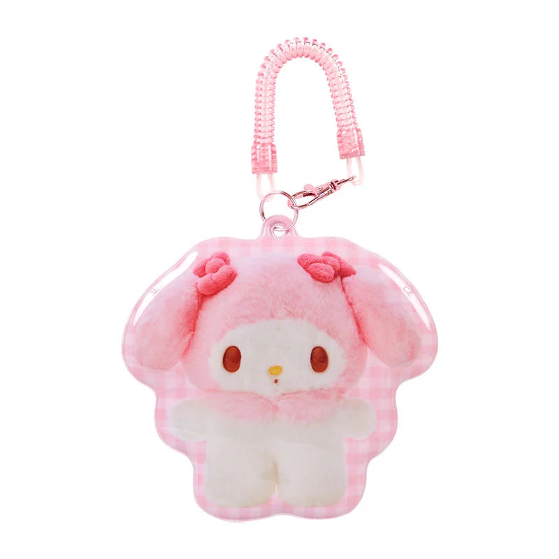 Japan Sanrio - My Melody Character-Shaped Pass Case (Pitatto Friends Photo Design)