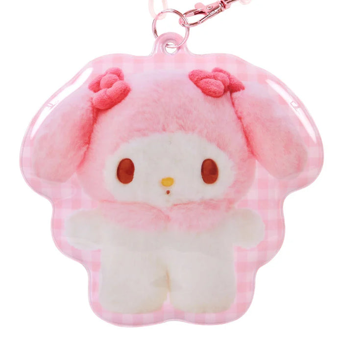 Japan Sanrio - My Melody Character-Shaped Pass Case (Pitatto Friends Photo Design)