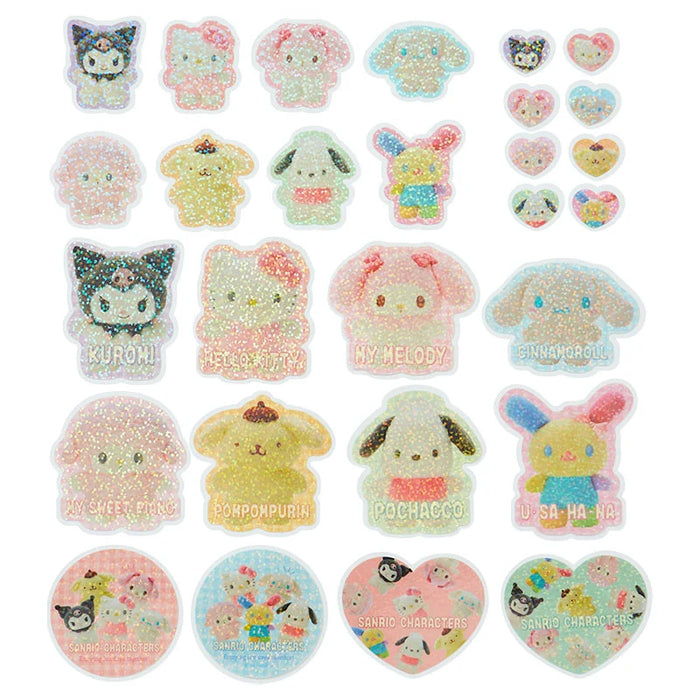 Japan Sanrio - Sanrio Characters Stickers Set (Pitatto Friends Photo Design)
